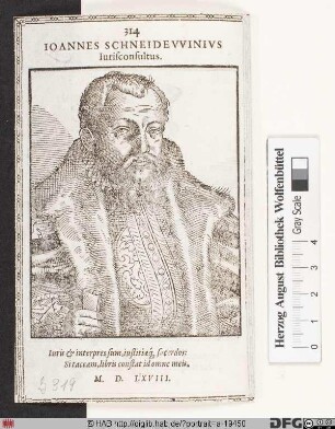 Bildnis Johannes Schneidewin (Schneidewein)