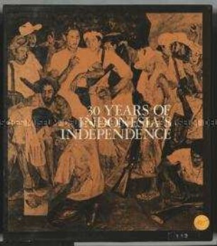Buch über die 30jährige Geschichte der Unabhängigkeit Indonesiens, 3 Bde.