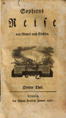 Sophiens Reise von Memmel nach Sachsen, 3