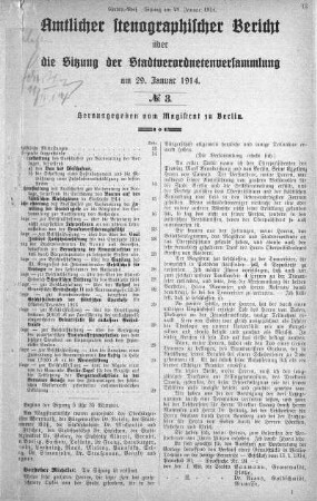 No. 3, 29.01.1914