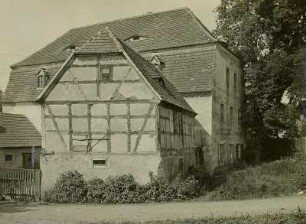 Oschatz-Schmorkau, Mühlengehöft, um 1800