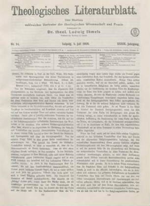 225-227 [Rezension] Döller, Johannes, Die Reinheits- und Speisegesetze des Alten Testaments in religionsgeschichtlicher Beleuchtung
