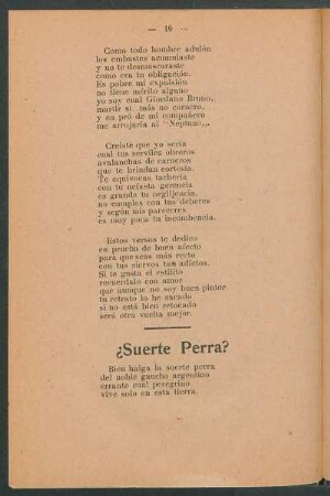 ¿Suerte Perra?