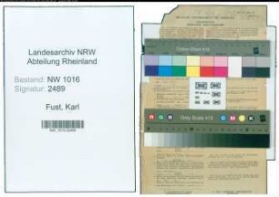 Entnazifizierung Karl Fust , geb. 03.02.1900 (Beamter)