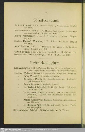 Lehrerkollegium