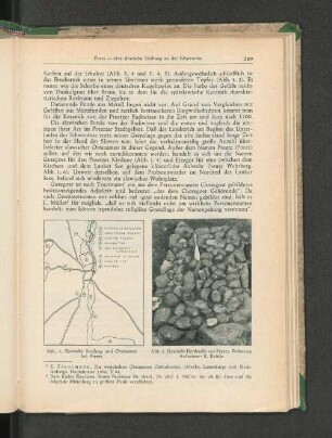 Abb. 1. Slawische Siedlung und Ortsnamen bei Preetz ; Abb. 2. Slawische Herdstelle von Preetz [...]