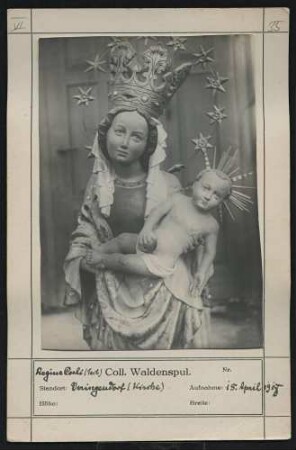 Regina Coeli (Himmelskönigin) (Detail) Standort: Veringendorf (Kirche)