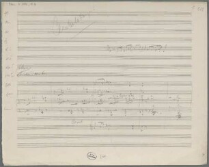 Concertos, Sketches, cemb, strings, woodwinds, LüdD p.446 - BSB Mus.N. 119,106 : [caption title:] Cembalokonzert