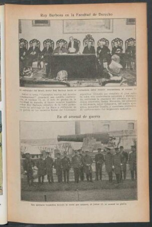 Ruy Barbosa en la Facultad de Derecho