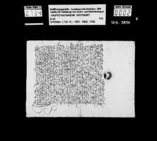 Alexius Mayer, Sohn des Bernhard M. aus Erpfingen wie U 5848.