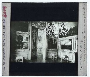 München, Schlossanlage Nymphenburg, Amalienburg : Innenansicht, Bilderkabinett
