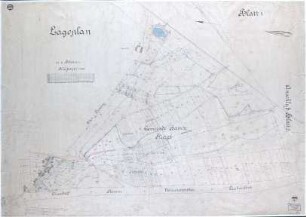 Vermessungsplan des Deichverbandes Hamm- Volmerswerth