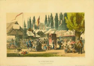 Grafik Bundesschießen 1862 (Bornheimer Haide)