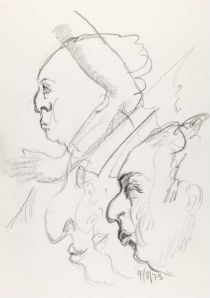 Portrait-Studie von Jehuda Rothschild
