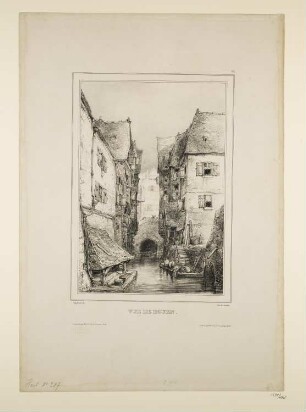Vue de Rouen, Blatt 1 der Folge "Erinnerungen"