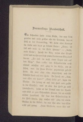 Daumerlings Wanderschaft.