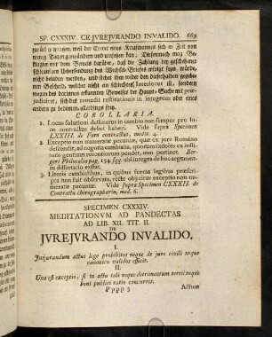 669-720, Ad Lib. XII. Tit. II. De Jurejurando Voluntario ...