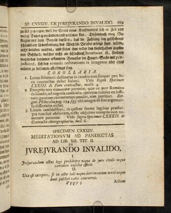 669-720, Ad Lib. XII. Tit. II. De Jurejurando Voluntario ...