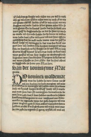 Van der koninkynne Margreten