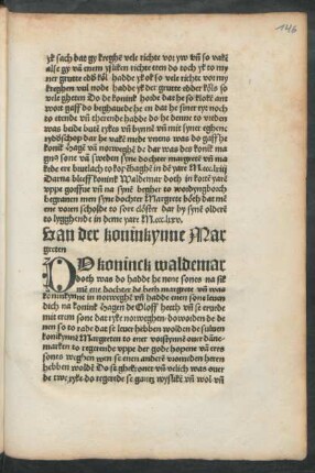 Van der koninkynne Margreten