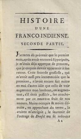 Histoire D'Une Franco-Indienne, 2