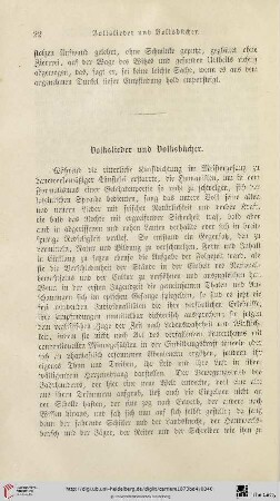 Volkslieder und Volksbücher