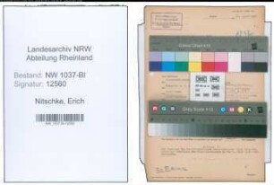 Entnazifizierung Erich Nitschke , geb. 09.09.1906 (Buchhalter)