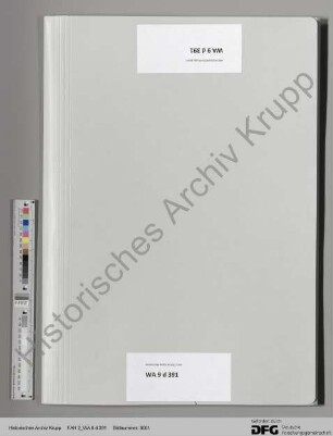 Geschäftliche Schreiben von Alfred Krupp. [auszugsweise Abschrift der Archivalie FAH 2 B 23]
