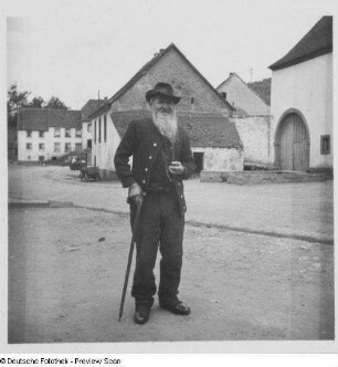 Oberwürzbach, Bergmann : Oberwürzbach. Pensionierter Bergmann
