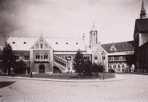 Braunschweig, Burgplatz, Blick von Westen auf die Burg Dankwarderode