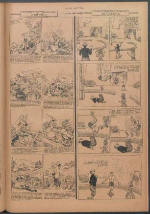 Aventuras del famoso Mano Santa [Cómic]