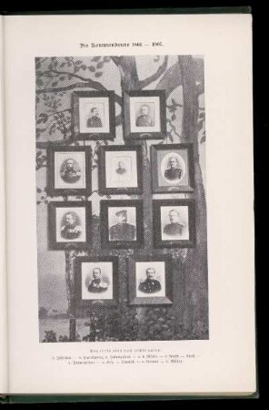 Die Kommandeure 1866 - 1907.
