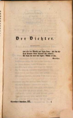 Werke. 3. Gedichte. - 1836