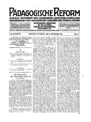 Die Revolution der deutschen Seele : (Schluß folgt)