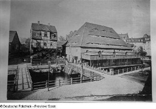 Reproduktion einer Fotografie mit der Angermühle