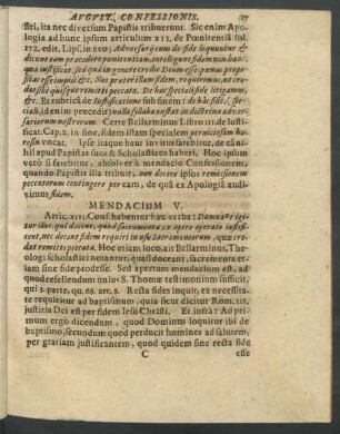 Mendacium V.