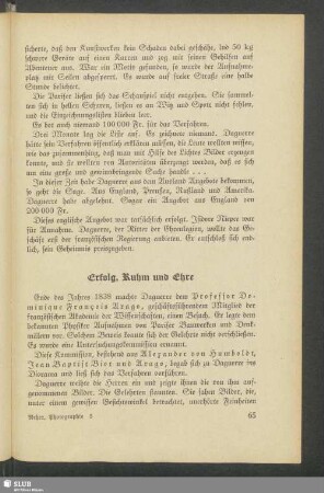 Erfolg, Ruhm und Ehre