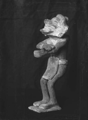 Aztekische Tonfigur