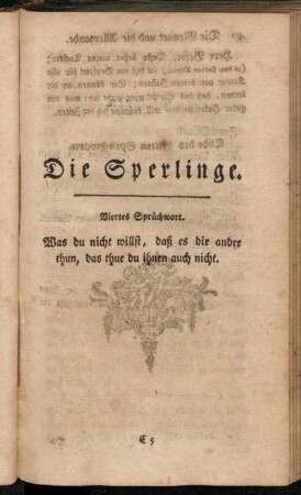 Die Sperlinge.