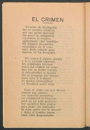 El crimen