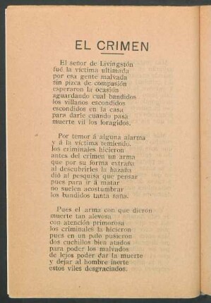 El crimen