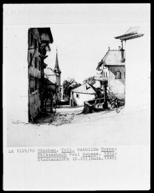 Skizzenbuch — Stadtansicht