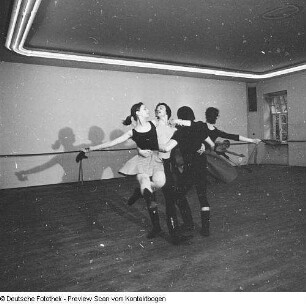 Palucca Schule Dresden, Tanzprobe "Russische Folklore" unter Leitung von V. Borisow