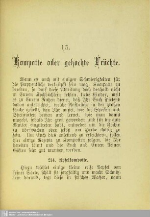 15. Kompotte oder gekochte Früchte