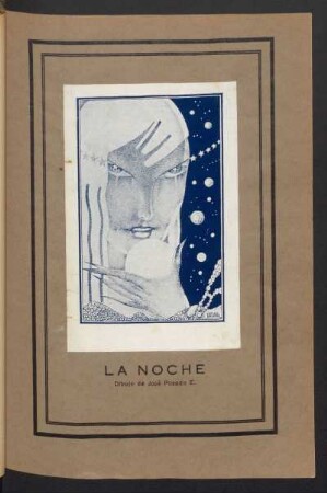 La noche - [Dibujo] : Dibujo de José Posada E.