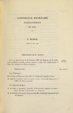 Procès-Verbaux : Conférence monétaire internationale. 2 = 57