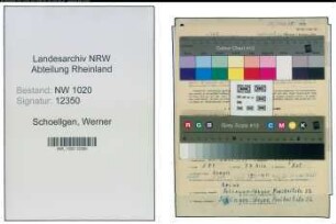 Entnazifizierung Werner Schoellgen , geb. 19.07.1911 (Arbeiter)
