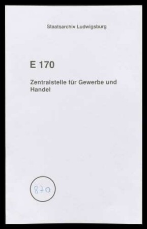 Handakten von Steinbeis betr. Luftheizung