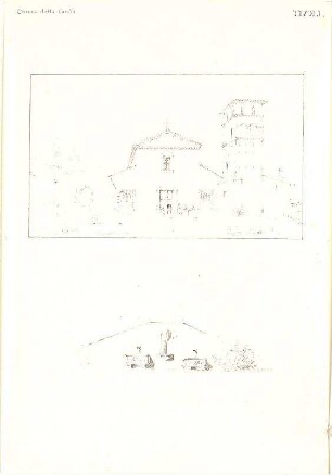 Gärtner, Friedrich von; Tivoli (Latium, Italien); Chiesa della Carità - Perspektive, Detail