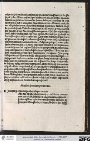Incipit speculum agonizantis peccatoris.